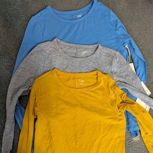 NWT XS a.n.a Long Sleeve Top 3 Piece Bundle Set